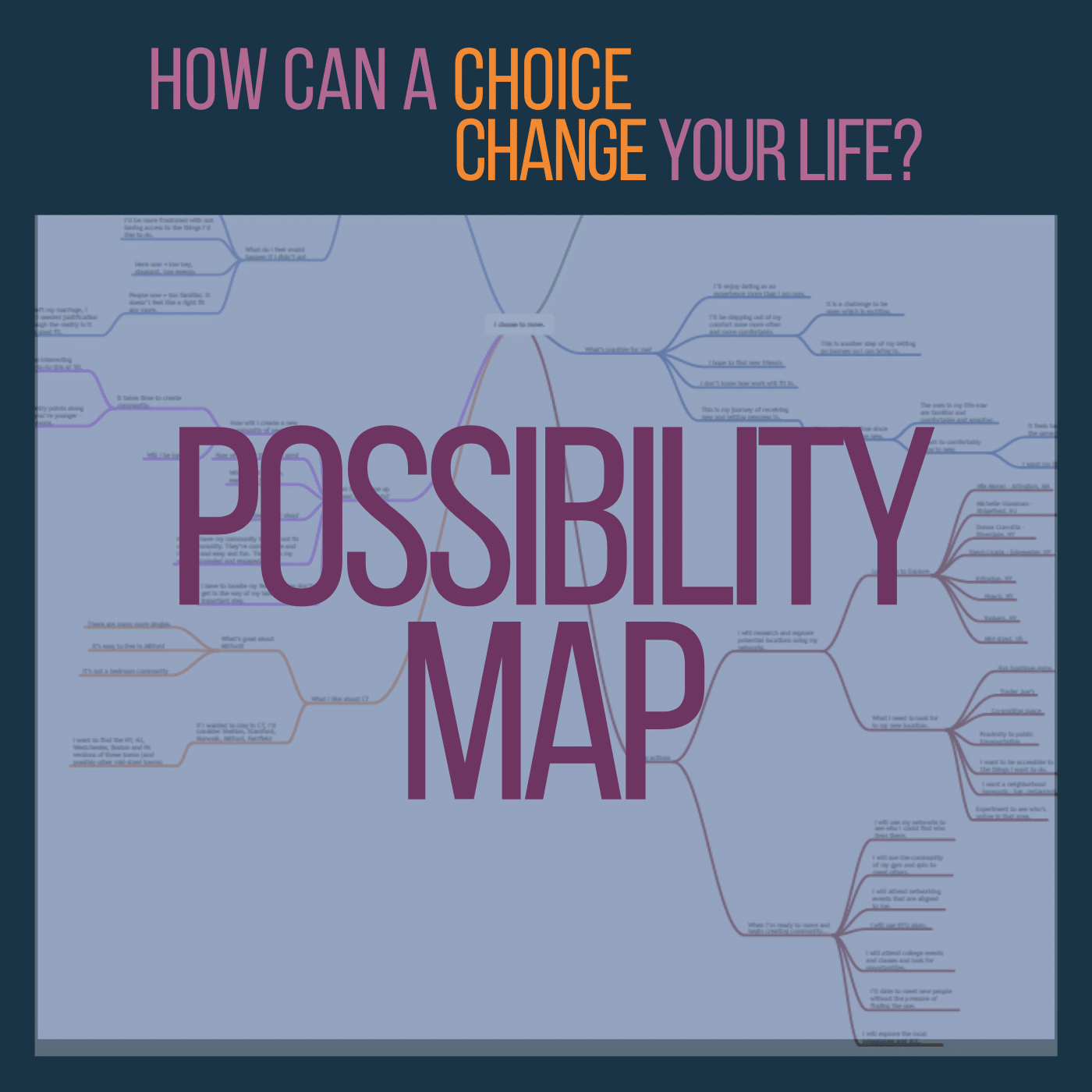Exploration Map: How Can a Choice Change Your Life?  